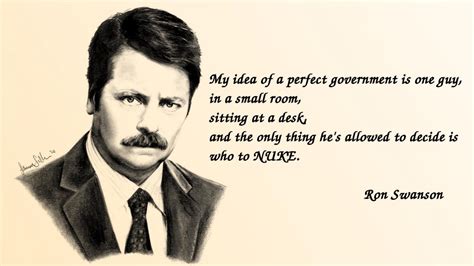 Any dog under fifty pounds is a cat and cats are useless. 18. Ron Swanson Quotes & Sayings | Ron Swanson Picture Quotes