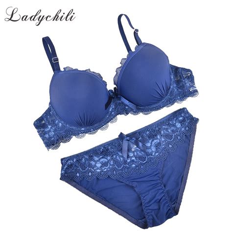 Ladychili Women Intimate Seamless And Panty Set Plus Size Underwear