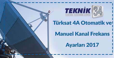 Türksat A Güncel Kanal Frekans Listesi Mart Teknik