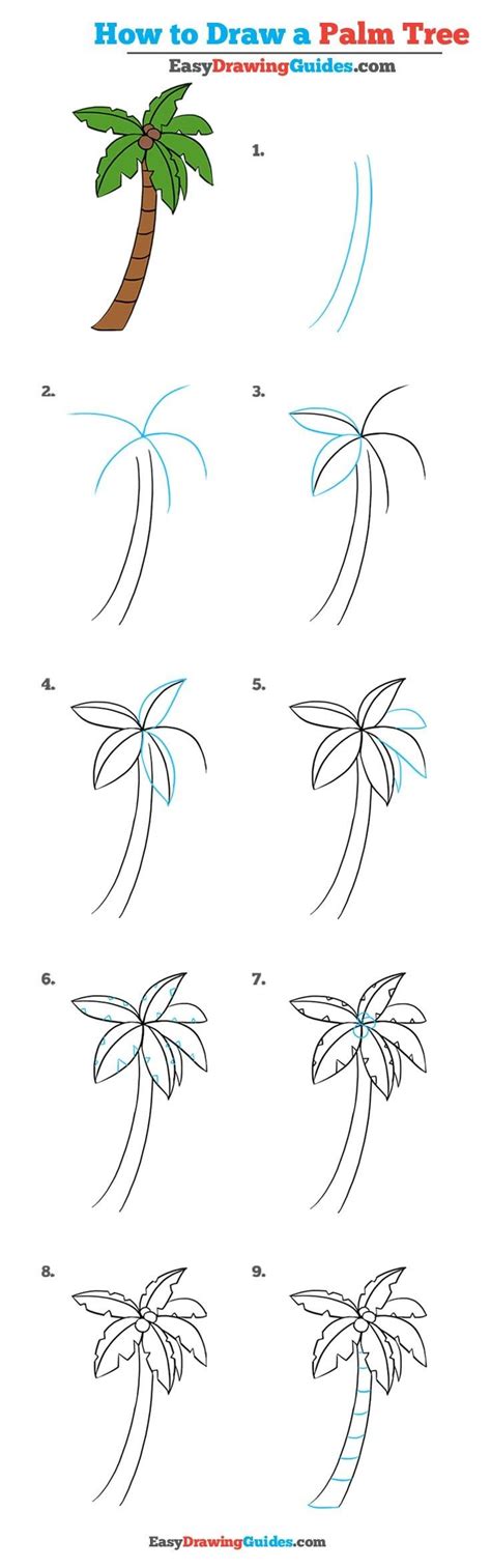 Https://tommynaija.com/draw/how To Draw A Palm Tree Easy