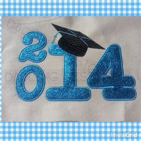2014 Graduation Applique By Darlingdesigns4u On Etsy 100