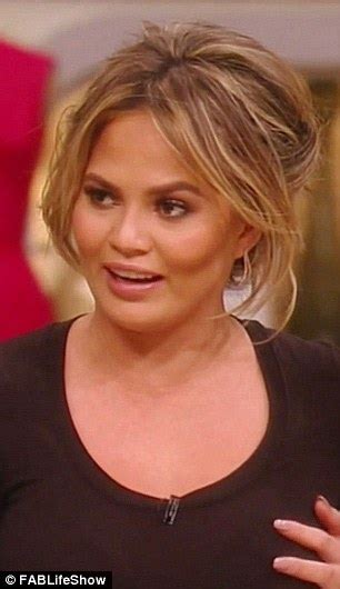 Chrissy Teigen Reveals She Has 40 Dd Boobs On Fablife Show Daily
