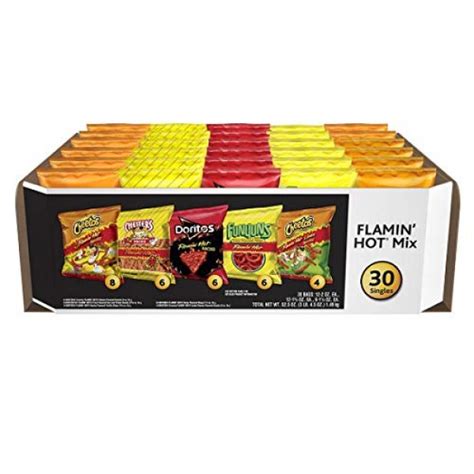 Frito Lay Flamin Hot Mix Variety Pack 30 Count