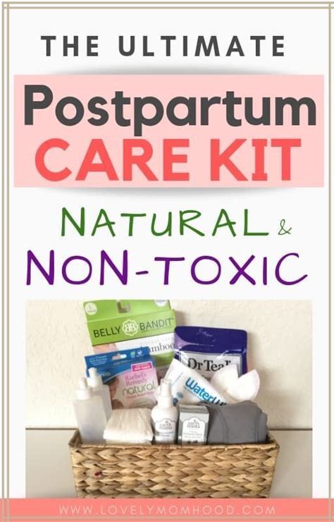Postpartum Care Kits Are Important But All Natural Postpartum Care Kits Are A Must Here Is The