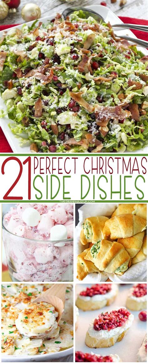 If your christmas main is one of the big three—ham, turkey or roast beef—chances are it's a family favorite that remains the same year after year. 21 Perfect Christmas Side Dishes - TGIF - This Grandma is Fun | Christmas dinner side dishes ...