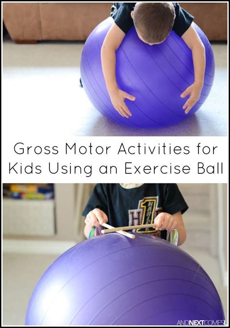 From island to island and back! 8 Gross Motor Activities for Kids Using an Exercise Ball ...
