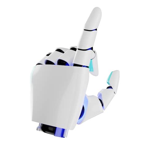 Premium Psd Robotic Hand 3d Icon For Artificial Intelligence