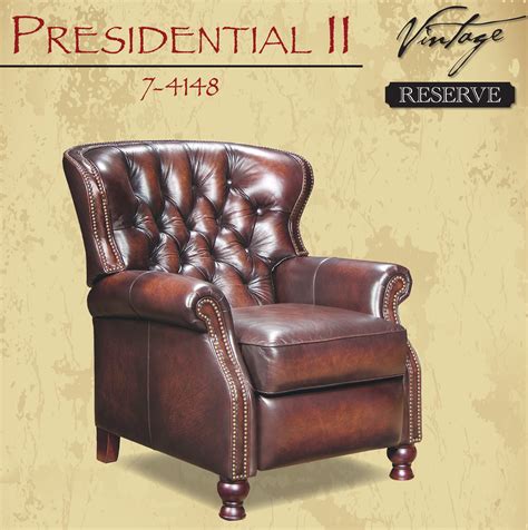 Barcalounger Presidential II Leather Recliner Chair - Leather Recliner