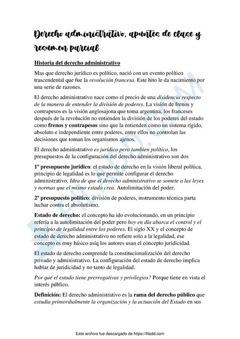 Resuemen Administrativo Segundo Cuat Derecho Administrativo Apuntes