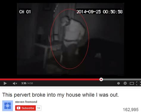 Caught On Tape Pervert Breaks Into House And Tries On Women S Panties [watch] The Trent