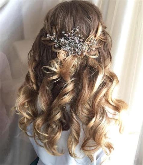 Half Up Half Down Wedding Hairstyles 50 Stylish Ideas For Brides