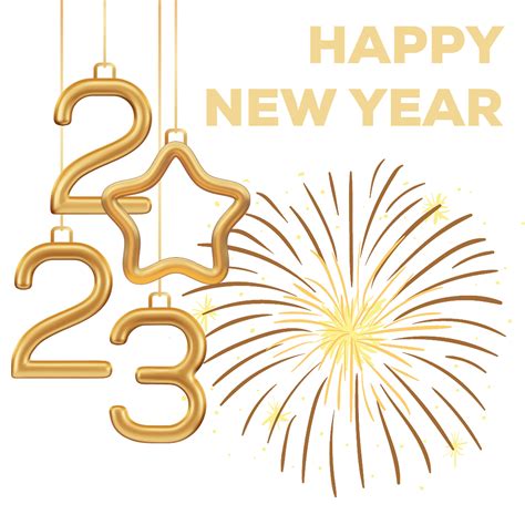 Happy New Year 2023 Fireworks Transparent Png Stickpng