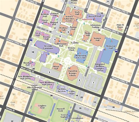 Winona Campus Map