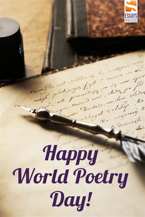 Happy World Poetry Day Poems Are Great Poems Touch The Heart When