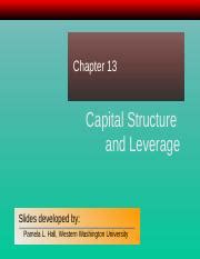 Chapter Capital Structure And Leverage Ppt Chapter Capital