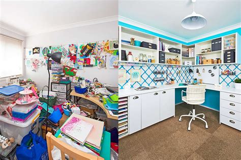 Before And After The Ultimate Craft Room Makeover Better Homes And