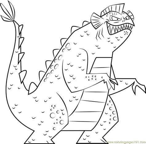 Monster Coloring Pages For Kids Home Design Ideas