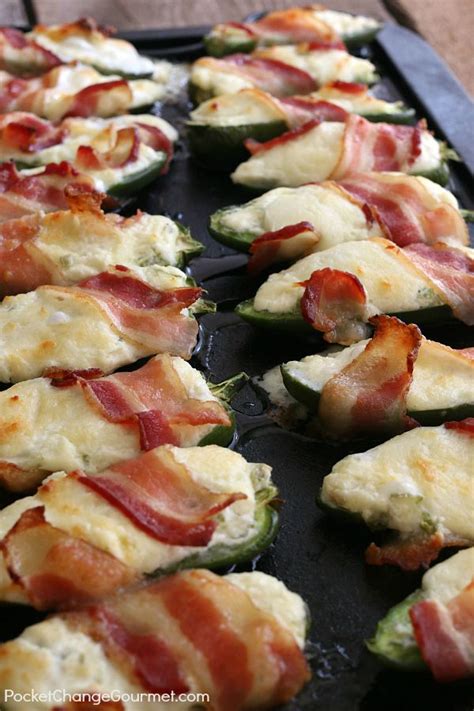 Jalapeno Poppers With Bacon Pocket Change Gourmet