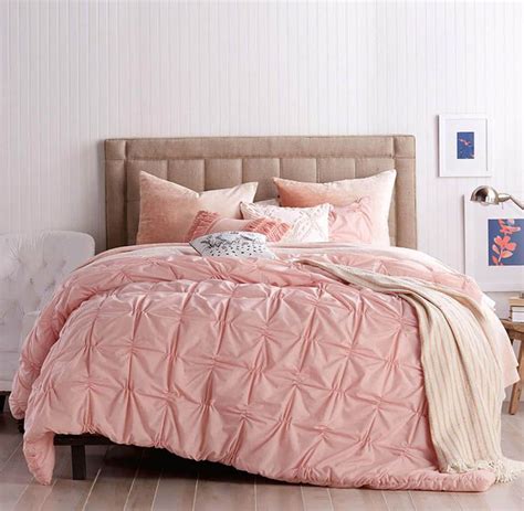 20 Best Blush Pink Bedding Essentials In Every Style Comforter Sets Comforters Pink Bedding