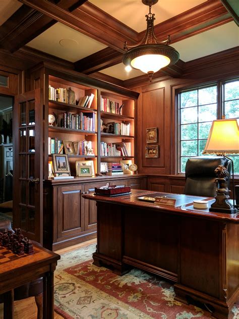 Classic Executive Office Traditional Home Office Philadelphia By Dwell Design Co Houzz