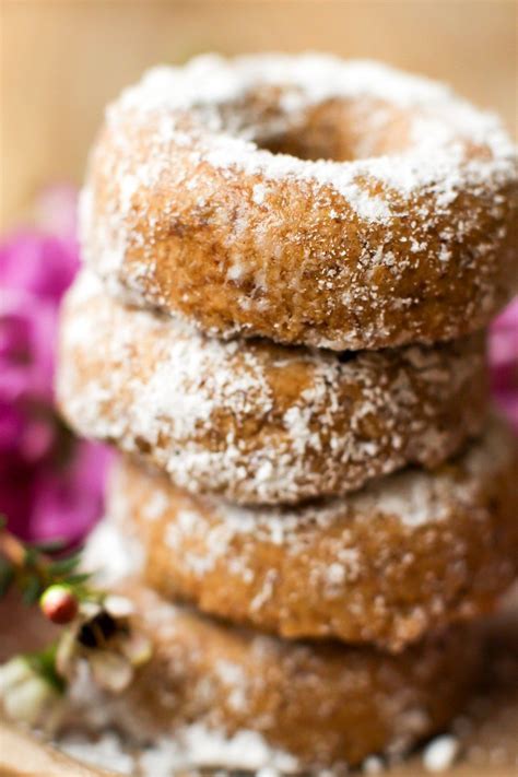 Vegan Mini Powdered Donuts Recipe Vegan Baking Powdered Donuts