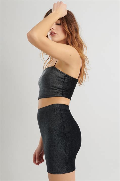 Shimmer Mini Skirt | Garage