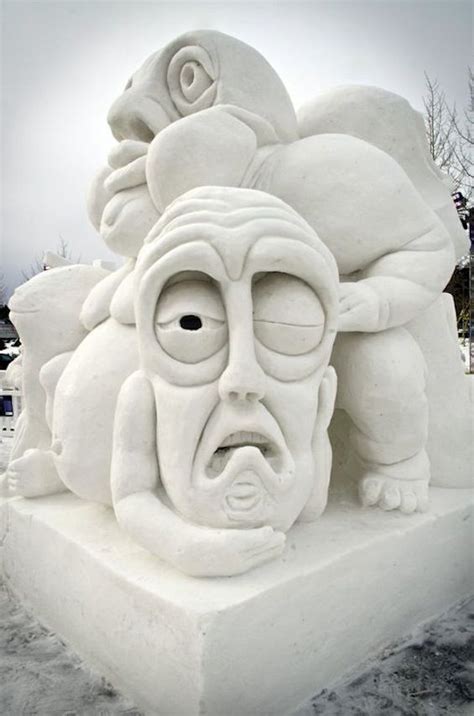 10 Of The Most Amazing Snow Sculptures Youll See Today Snow