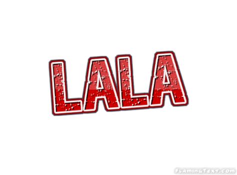 Lala Logo Free Name Design Tool From Flaming Text
