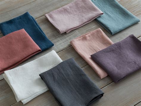 Mexfabricsupplies fiesta napkins mexican cloth, bulk set of 6. Linen Napkins- Set of 4-6-8 Washed linen in napkins bluish ...