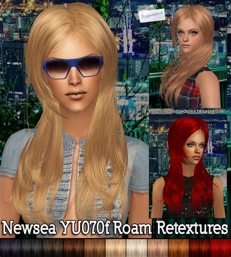 Hypnotized Sims Newsea Yu070f Roam Retextures Womens Hairstyles
