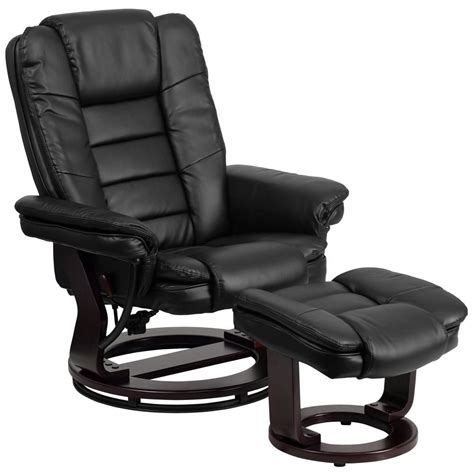 They leave a distinct mark on your guests and. Flash Furniture Contemporary Black Leather Recliner and ...