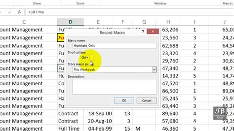 Creating Simple Excel Macro Excel Beginners Tutorial Youtube Riset