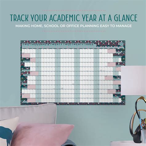Buy Boxclever Press Academic Wall Planner 2022 2023 Linear Layout