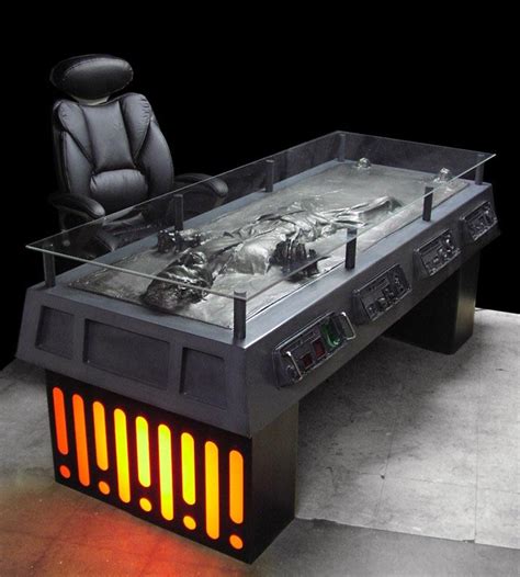 Tom Spina Designs Han Solo In Carbonite Desk