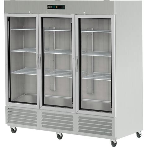 Refrigerador Industrial Puertas De Vidrio Pies Asber Arr G H
