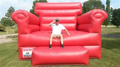 Big Red Chair Fun On The Run Inflatables And Party Rentals