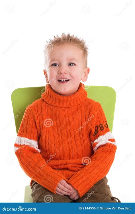 Laughing Little Boy Stock Photo Image Of Isolated Blond 2144556