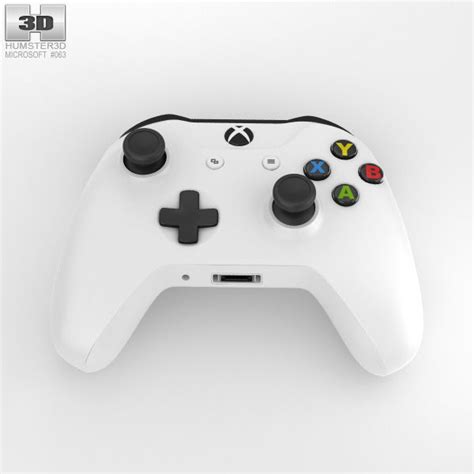 Microsoft Xbox One S Controller 3d Model Cgtrader