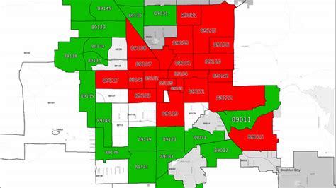 Las Vegas Map Of Zip Codes