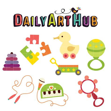 Kids Toys Clip Art Set Daily Art Hub Free Clip Art Everyday