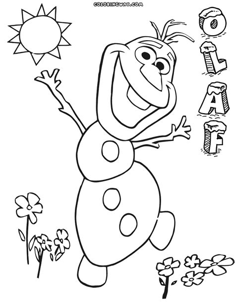 15 free disney frozen coloring pages. Olaf Halloween Coloring Pages - Hd Football