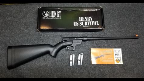 Henry Us Survival Rifle Ar 7 22lr Unboxing And Tabletop Youtube