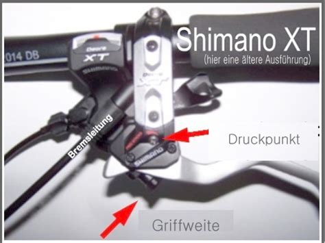 Shimano deore xt bremssattel br m8120: Scheibenbremsen justieren