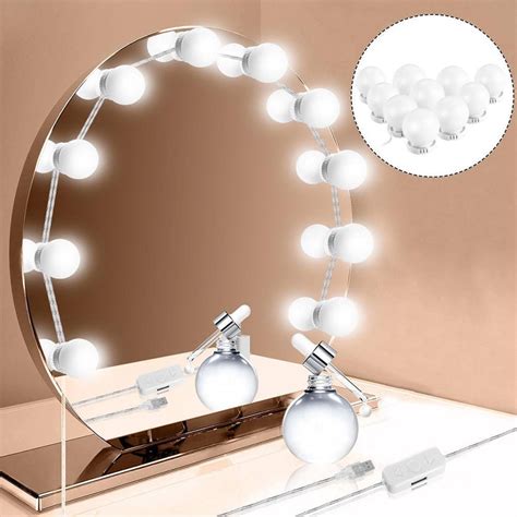 Mirror Light Women Bedroom Diy 10led Dimmable Vanity Mirror Lights Kit