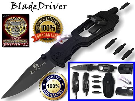 Multi Tool Knife The Bladedriver Is A Multiuse Multifunction Tactical