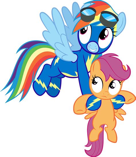 Rainbow Dash Fillynapping Scootaloo By Spellboundcanvas On Deviantart