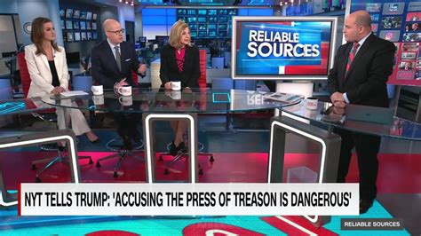 Nyt Tells Trump Accusing Us Of Treason Is Dangerous Cnn Video