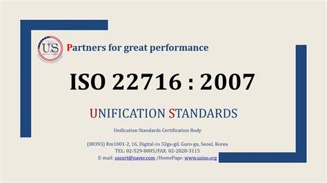 Iso 22716 2007 Guidelines On Good Manufacturing Practices Youtube