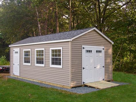 Build your own cape cod or colonial style garden shed. Yard Sheds For Storage Space | Backyard Storage Buildings