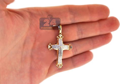 Maybe you would like to learn more about one of these? Mens Diamond Cheap Religious Cross Pendant 10K Yellow Gold ...